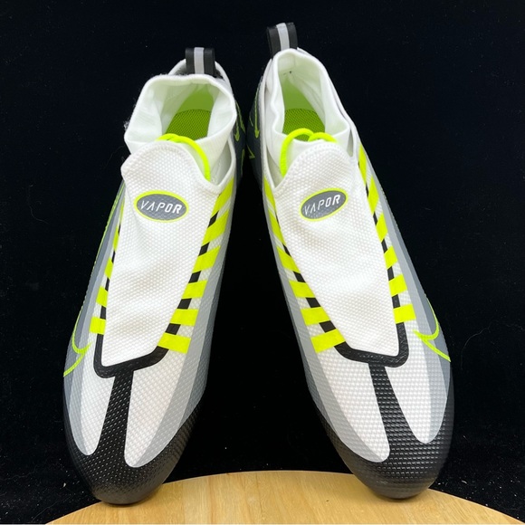 Nike Vapor Edge Pro 360 Football Cleats Grey Volt DQ3670-071 Men Sz 13.5 New - Picture 5 of 7